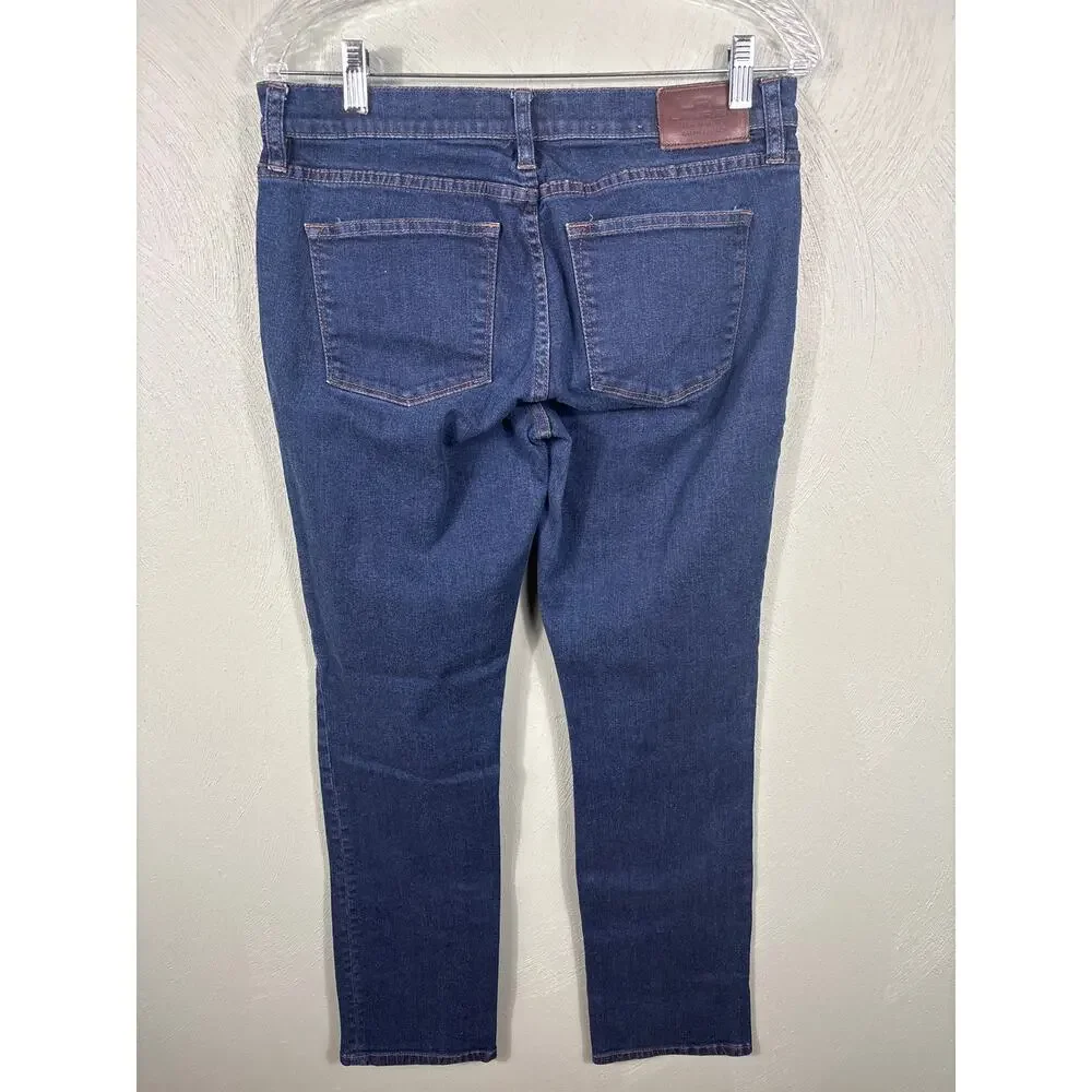 Lauren Ralph Lauren Women's Blue Medium Wash Casual Streetwear Pants Denim Jeans